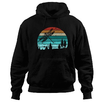 Discover Dragonfly Vintage Retro Insect Nature Hoodies
