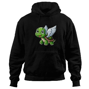 Discover Turtle Angel Wings Halo Farm Farmer Hoodies