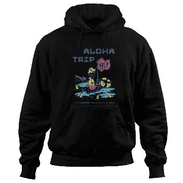 Discover Aloha Trip Tropical Vacation Design Hoodies