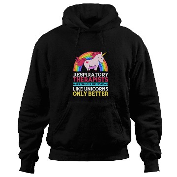 Discover Cute Respiratory Therapist Rainbow Unicorn Hoodies
