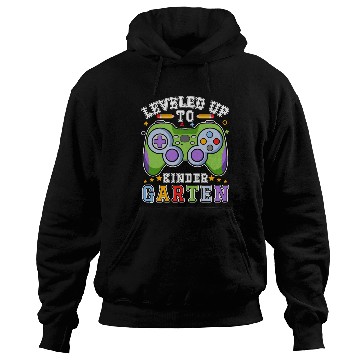 Discover Leveled Up To Kindergarten Back To School Kids Hoodies