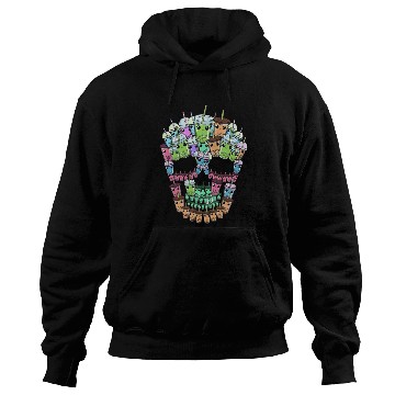 Discover Bubble Tea Skull Hoodies Men Boba Tea