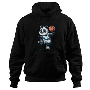 Discover Cute Basketball Player Panda Hoodies