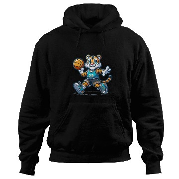 Discover Cute Basketball Player Tiger Hoodies