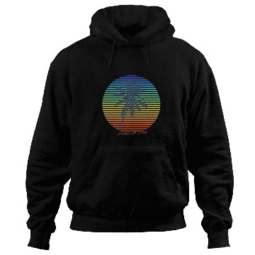 Discover Summer Rainbow Palm Hoodies