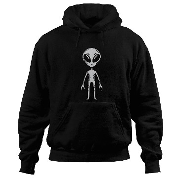 Discover Grey Alien Hoodies