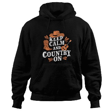 Discover Keep Calm and Country On Hoodies