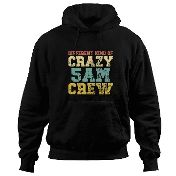 Discover Workout Squad 5 AM Crew Funny Gym Saying Retro Hoodies