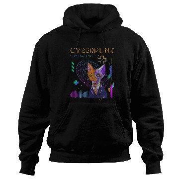Discover Cyberpunk Technology Synthwave Japanese Hoodies