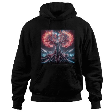 Discover Biomechanical Blossom Hoodies
