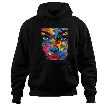 Discover Colorful Abstract Flowers Graphic Artwork Hoodies