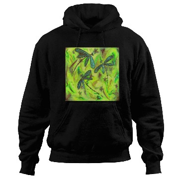Discover Dragonfly Flit Gorgeous Green Hoodies