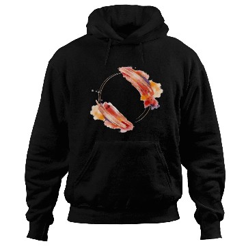 Discover a vector abstract watercolor-painted frame involve Hoodies