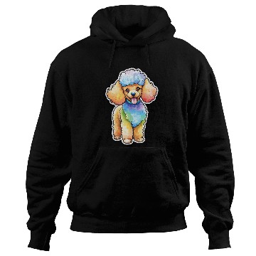 Discover Poodle Watercolor Hoodies