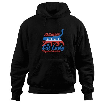 Discover Childless cat Lady 2024 election campaign Hoodies