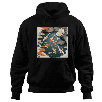 Discover Koi Pond 2 Hoodies
