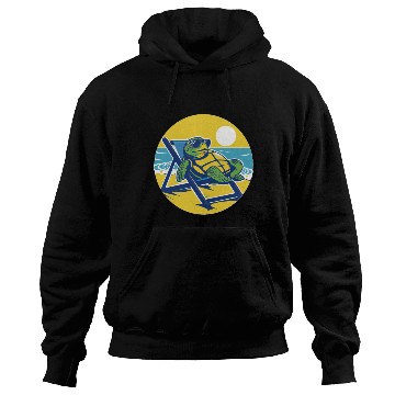 Discover Sea Turtle Chillin on the Beach Hoodies