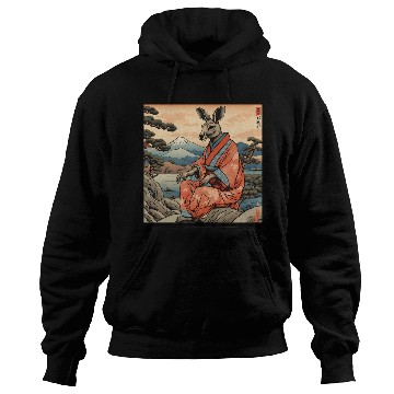 Discover Retro Kangaroo Prank Design Hoodies