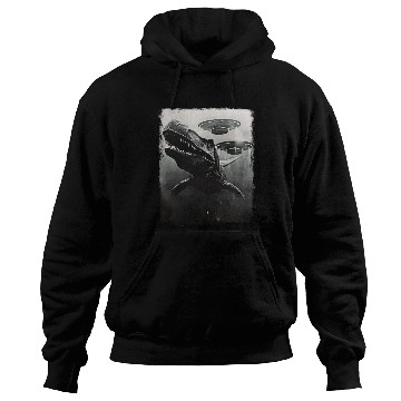 Discover Mosasaurus Dinosaur UFO Alien Extraterrestrial Sel Hoodies