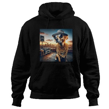 Discover Hip Hop Dog Chain Hoodies