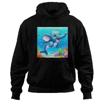 Discover The elephant-dolphin Hoodies