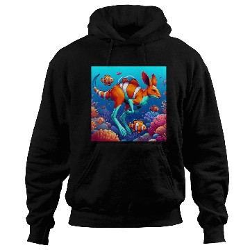 Discover The kangaroo-clown fish Hoodies