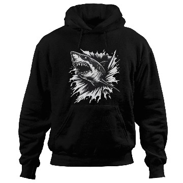 Discover Shark Sea Fish Lover Funny Design Hoodies