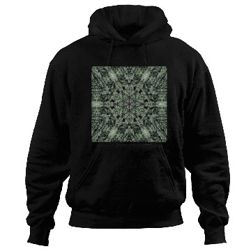 Discover watercolor green white black mandala Hoodies