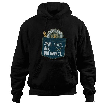 Discover Pocket design | Minimalist typography Hoodies