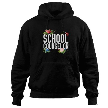 Discover School Counselor Flower Floral Hoodies