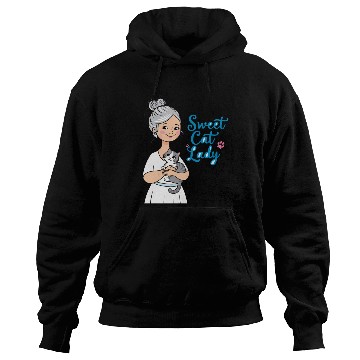 Discover sweet cat lady Hoodies