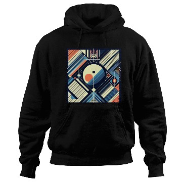 Discover Retro Geometric Shapes 80s 90s Style Hoodies