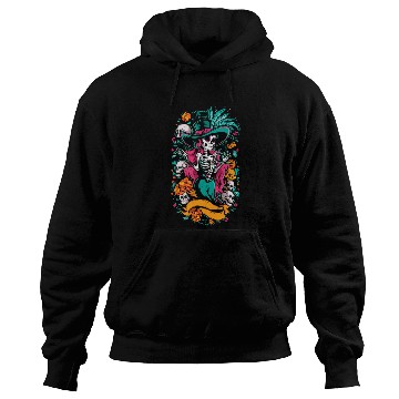 Discover Skull Lady Hoodies