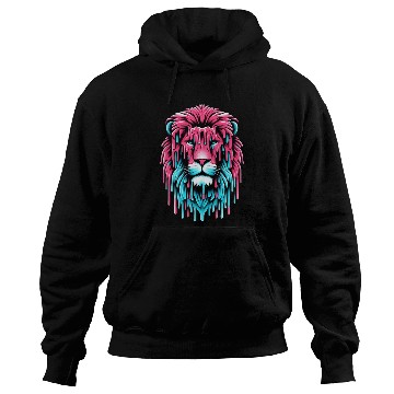 Discover A Lion's Head Covered In Ice Cream Hoodies