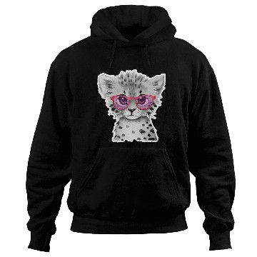 Discover cheetah Animals with Glasses Hoodies