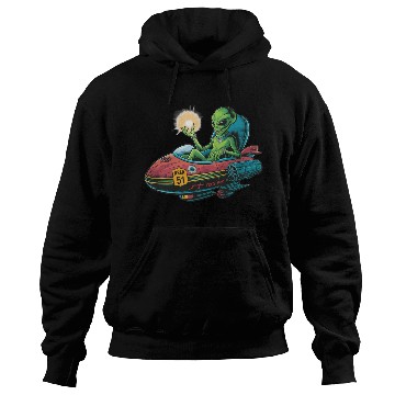 Discover Alien in Area 51 Craft Hoodies