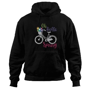Discover Oh Hello Spring Cycle Flower Season Hoodies