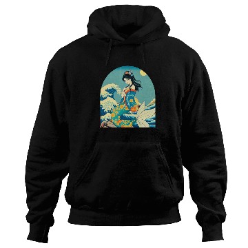 Discover Celestial Siren ukiyo-e style Hoodies