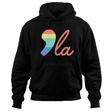 Discover Comma La Kamala Harris Rainbow Election 2024 Hoodies