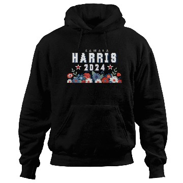 Discover Harris 2024 Floral Election Hoodies