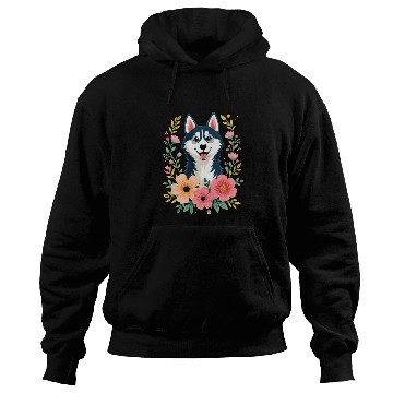 Discover Husky Floral Hoodies