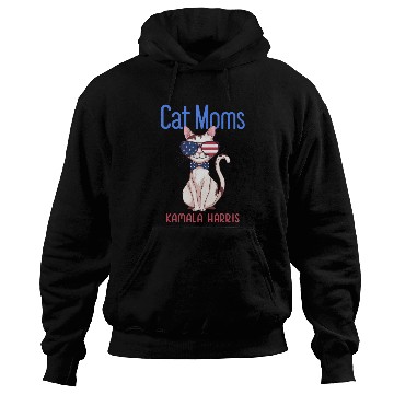 Discover Cat Mom for Kamala Harris | 2024 Hoodies