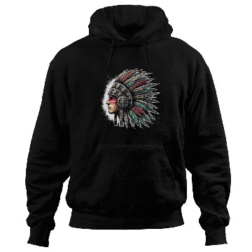 Discover Aztec Warrior Mask with Tribal Art and Ancient Hoodies