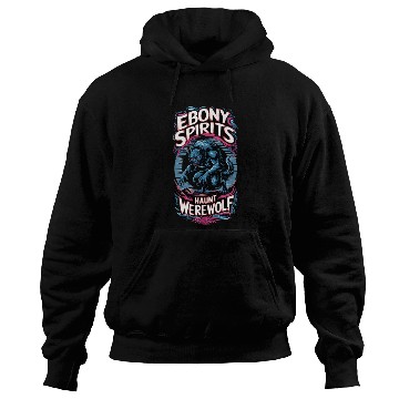 Discover Ebony Spirits Haunt Werewolf Hoodies