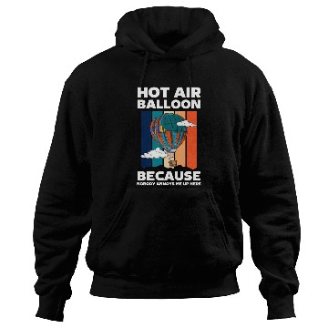Discover Balloon Aviation Fun Hobby Hoodies