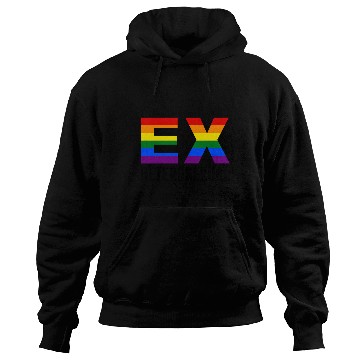 Discover Ex Heterosexual Rainbow Flag LGBT Pride Month Hoodies