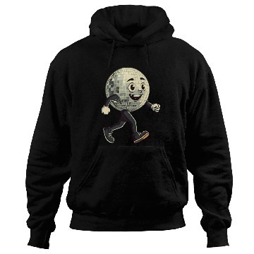 Discover Disco Ball Walking - Retro Funk in Motion Hoodies