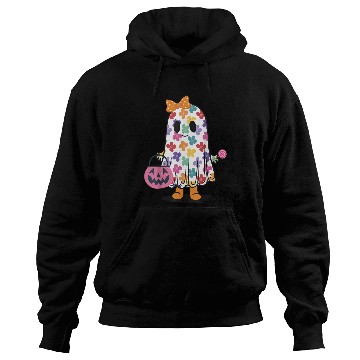Discover Cute Floral Ghost Trick or Treat Hoodies