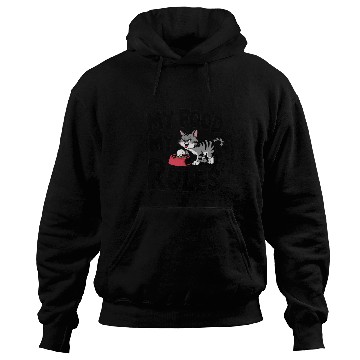 Discover Funny Cat Quote:My Food My Rules Hoodies