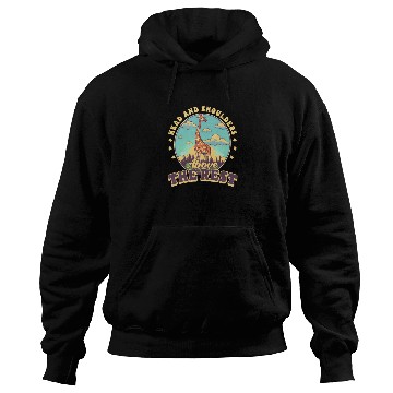 Discover Giraffe Head And Shoulders Above The Rest Hoodies